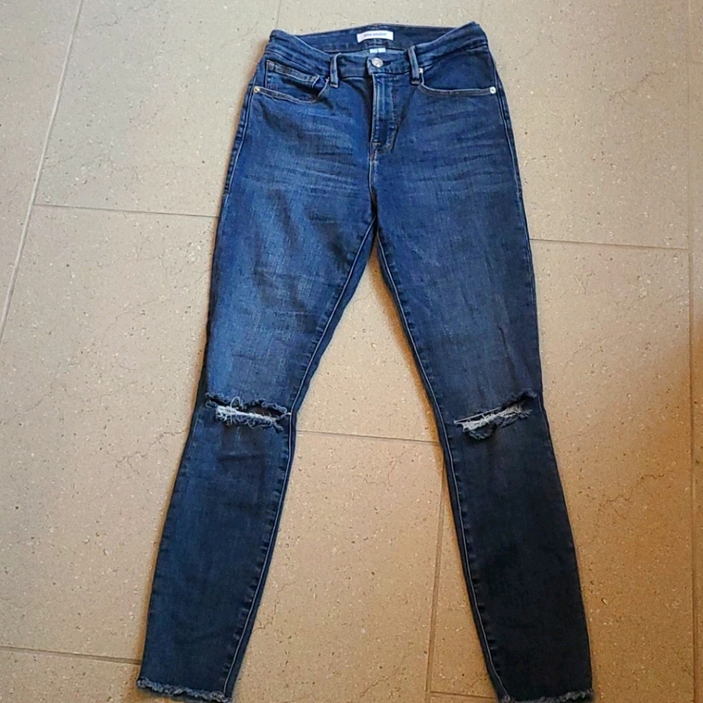 Good American Good Legs Crop Size 2